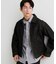 【色落ちしにくい/セットアップ可】デニムライク ジップアップジャケット