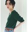 【秋始めにちょうどいい/毛玉防止】すっきりVネック秋色6分袖ニット