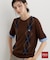 POLO BCS/アーガイル5分袖ニット