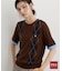 POLO BCS/アーガイル5分袖ニット