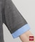 POLO BCS/アーガイル5分袖ニット