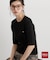 POLO BCS/ケーブル5分袖ニット