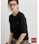 POLO BCS/ケーブル5分袖ニット