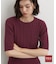 POLO BCS/ケーブル5分袖ニット