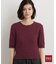 POLO BCS/ケーブル5分袖ニット