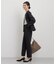 【セットアップ可】美脚ラインですっきり見え テーパードパンツ