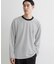 【洗濯機OK】リップルボーダー長袖Tシャツ