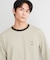 【洗濯機OK】リップルボーダー長袖Tシャツ