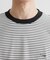 【洗濯機OK】リップルボーダー長袖Tシャツ
