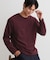 【洗濯機OK】カノコ編み 長袖Tシャツ