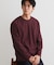 【洗濯機OK】カノコ編み 長袖Tシャツ