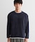 【洗濯機OK】レイヤードモールニットTシャツ