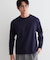 【ジャケットスタイルにも◎】リンクス柄 長袖Tシャツ
