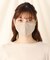 【日本製/手洗い可】ベロアリボンマスク
