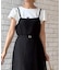 【洗える】メッシュ キャミワンピース