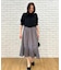 【大人上品・前後2WAY】エンブロレース 5分袖ブラウス【洗濯機可】