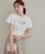 【接触冷感・UVカット・洗える】リボン ロゴTシャツ