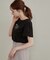 【接触冷感・UVカット・洗える】リボン ロゴTシャツ