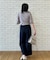 【顔まわり華やぐ・UVカット】スカラ刺繍トップス