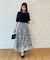 【顔まわり華やぐ・UVカット】スカラ刺繍トップス
