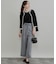 【立体編みが上品・アンサンブル可】ラメ配色 ケーブルカーディガン