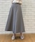 【美シルエット】細ベルト付き タックフレアスカート