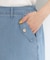 【洗える/S-LL/ひんやり】金ボタンがアクセント　大人のデニムガウチョパンツ