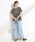 【S-LL/2点セット/体型カバーにも】着回しいろいろ ジレ＋ロゴTシャツ