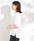 【S-LL/ひんやり/UV】スキッパーネックで女性らしい きれい見えトップス
