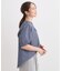 【S-LL/洗濯後しわになりにくい】ランタンスリーブで女性らしく 5分袖スキッパーブラウス