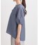 【S-LL/洗濯後しわになりにくい】ランタンスリーブで女性らしく 5分袖スキッパーブラウス