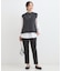 【S-LL/チェック柄アソート】脚のラインをきれいに見せる タックテーパードパンツ
