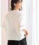 配色ラインニットTシャツ