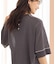 配色ラインニットTシャツ