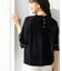 配色ラインニットTシャツ