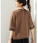 配色ラインニットTシャツ