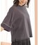 配色ラインニットTシャツ
