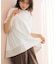 バックギャザーペプラムTシャツ
