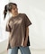 バックギャザーペプラムTシャツ
