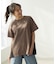 バックギャザーペプラムTシャツ