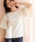 ハシゴレースフレアスリーブＴシャツ