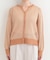 【洗濯機可/S-LL】キーネックでお顔周りすっきり ざっくり編みカーディガン
