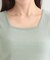 【洗濯機可】スクエアネックが小顔効果に　きらきらラメタンクトップ
