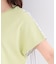 【体型カバー/S-LL】インせず着られる 前後素材切替Tシャツ