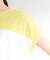 【S-LL/洗濯機可/体型カバー】インせず着られる 異素材ブロッキング ドルマンＴシャツ