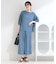 【セットアップ可/S-LL/洗濯機可】体型カバーも叶う さらり麻調シャーリングブラウス