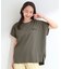 【汗じみ防止/S-LL/体型カバー/洗濯機可】汗じみが気になりにくい 大人の刺繍ロゴTシャツ