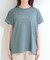 【汗じみ防止/S-LL/体型カバー/洗濯機可】汗じみが気になりにくい 大人の刺繍ロゴTシャツ