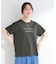 【S-LL/洗濯機可】大人のベーシックカラープリントTシャツ