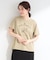 【S-LL/洗濯機可】大人のベーシックカラープリントTシャツ